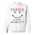 Smile Is The Best Makeup Sweatshirt