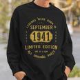 1941 September Birthday Gift 1941 September Limited Edition Sweatshirt Gifts for Him