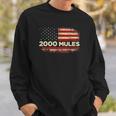 2000 Mules Pro Trump 2024 American Flag Sweatshirt Gifts for Him