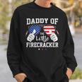 4Th Of July Fireworks Funny Daddy Of The Little Firecracker Sweatshirt Gifts for Him