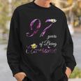 97 Years Old Awesome Floral 1925 97Th Birthday Gift Sweatshirt Gifts for Him