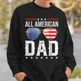 All American Dad 4Th Of July Us Patriotic Pride V2 Sweatshirt Gifts for Him