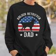 American Flag Golden Retriever Dad 4Th Of July Fathers Day Sweatshirt Gifts for Him