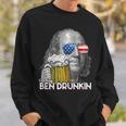 Ben Drankin Drunking Funny 4Th Of July Beer Men Woman Sweatshirt Gifts for Him