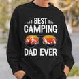Best Camping Dad Ever Happy Hiking Camper Grandpa Camping Sweatshirt Gifts for Him
