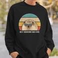 Best Hedgehog Dad Ever Animal Funny Retro Classic Sweatshirt Gifts for Him