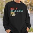 Best Jack-A-Bee Dad Ever Retro Vintage Sweatshirt Gifts for Him