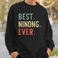 Best Ninong Ever Cool Funny Vintage Fathers Day Gift Sweatshirt Gifts for Him
