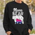 Bisexual Pride Mama Bear Bi Flag Lgbtq Mom Ally Women Gifts Sweatshirt Gifts for Him