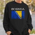 Bosnia-Herzegovina Bosnian Flag Bosnian Pride Bosnian Roots Sweatshirt Gifts for Him