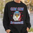 Caw Caw Motherfucker Funny 4Th Of July Patriotic Eagle Sweatshirt Gifts for Him