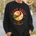 Chicken Chicken Cage Free Whiskey Fed Rye & Shine Rooster Funny Chicken V3 Sweatshirt Gifts for Him