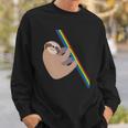 Cute Sloth Design - New Sloth Climbing A Rainbow Sweatshirt Gifts for Him