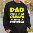Dad Knows A Lot But Grandpa Know Everything Father Day Sweatshirt Gifts for Him