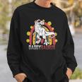 Daddy Saurusrex Dinosaur Fathers Day Family Matching Sweatshirt Gifts for Him