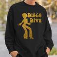 Disco Diva- Retro 70S Seventies Retro Disco Ball Sweatshirt Gifts for Him