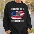Dog Owner Us Flag 4Th Of July Fathers Day Rottweiler Dad Sweatshirt Gifts for Him