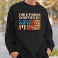 Dont Mess With My Faith Family Flag Country Gun Liberty 4Th Of July Sweatshirt Gifts for Him