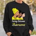 Ewings Sarcoma Awareness Yellow Women Ewings Sarcoma Ewings Sarcoma Awareness Sweatshirt Gifts for Him