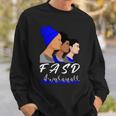 Fasd Awareness Blue And Grey Women Fetal Alcohol Spectrum Disorder Fetal Alcohol Spectrum Disorder Awareness Sweatshirt Gifts for Him