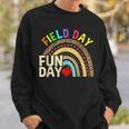 Field Day Fun Day Last Day Of School Teacher Rainbow Sweatshirt Gifts for Him