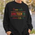 Free-Ish Since 1865 With Pan African Flag For Juneteenth Sweatshirt Gifts for Him