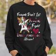 Friends Dont Let Friends Fight Brain Aneurysm Alone Unicorn Burgundy Ribbon Brain Aneurysm Bpd Brain Aneurysm V2 Sweatshirt Gifts for Him