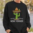 Fun Hometown New Yorker Meme Funny New York Nyc Roots Home Sweatshirt Gifts for Him