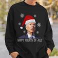 Funny Anti Joe Biden Happy 4Th Of July Merry Christmas Sweatshirt Gifts for Him