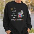 Funny Be A Blue Quaker Parrot Bird Mom Mother Sweatshirt Gifts for Him