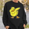 Funny Dabbing Duck Dab Dance Cool Duckling Lover Gift Sweatshirt Gifts for Him