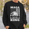 Funny Maga King Trump Supporter Gift Maga King Sweatshirt Gifts for Him