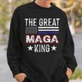 Funny The Great Maga King Trump 2022 Amp 2024 Sweatshirt Gifts for Him