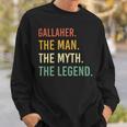 Gallaher Name Shirt Gallaher Family Name V4 Sweatshirt Gifts for Him