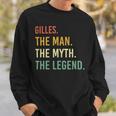 Gilles Name Shirt Gilles Family Name Sweatshirt Gifts for Him