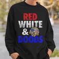 Goldendoodle Mom Dad 4Th Of July Doodle Gift Sweatshirt Gifts for Him