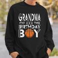 Grandma Of The Birthday Boy Party A Favorite Boy Basketball Sweatshirt Gifts for Him
