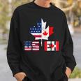 Happy Canada Day Usa Pride Us Flag Day Useh Canadian Sweatshirt Gifts for Him