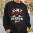 Hendley Name Shirt Hendley Family Name V3 Sweatshirt Gifts for Him