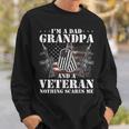 I Am A Dad Grandpa Veteran Fathers Day Sweatshirt Gifts for Him