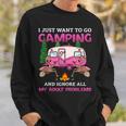 I Just Want To Go Camping Flamingo Camping Sweatshirt Gifts for Him I Just Want To Go Camping Flamingo Camping Sweatshirt Gifts for Him