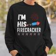 Im His Firecracker Cute 4Th Of July Matching Couple For Her Sweatshirt Gifts for Him