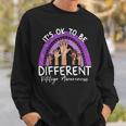 Its Ok To Be Different Vitiligo Awareness Sweatshirt Gifts for Him