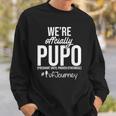 Ivf Warrior Dad Mom Pupo Transfer Day Infertility Sweatshirt Gifts for Him