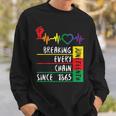 Juneteenth Breaking Every Chain Since 1865 Sweatshirt Gifts for Him