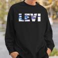 Levi Name Cool Auto Detailing Flames So Fast Sweatshirt Gifts for Him