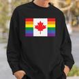 Lgbt Gay Pride Rainbow Canadian Flag Sweatshirt Gifts for Him