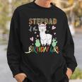 Llama Birthday Stepdad Of The Birthday Girl Outfits Sweatshirt Gifts for Him