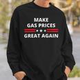 Make Gas Prices Great Again Anti-Biden Trump Republican 2024 414 Trending Shirt Sweatshirt Gifts for Him