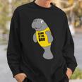 Manatee Novelty Come At Me Bro Sweatshirt Gifts for Him